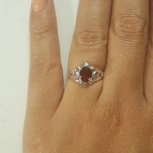 Garnet  ring size 7